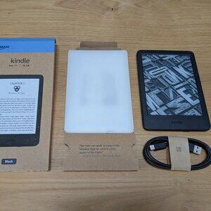 Amazon Kindle 11th Gen (2024) 16GB 6" Black(Lockscreen Ad-Supported) [FREE GIFT]